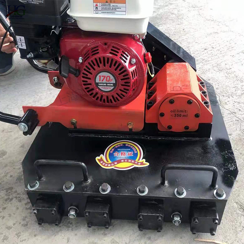 路面铺砖机 手推式砖道铺平机 震动式城市人行道板砖的压实器