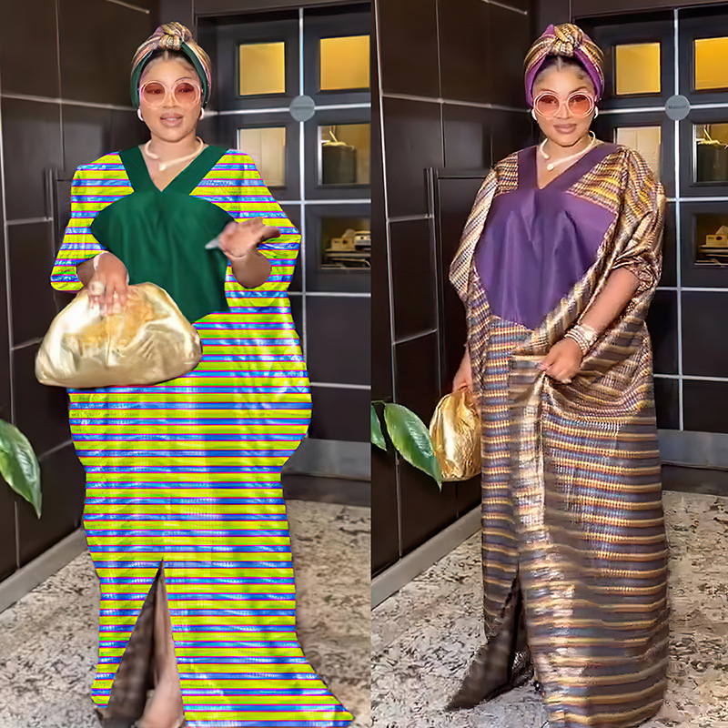 Women's hot selling plus size women's clothing African Muslim fashion abaya robe 8905_voghion.com