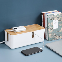 Manufacturer Direct Supply Plastic Wire Storage Box Power Strip Wire Box Concentrator Box Socket Power Cord Anti-Electrification