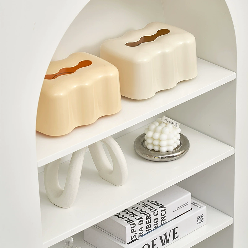 Настольная пластиковая милая пружинная коробка для перекачки бумаги современная минималистичная высокая ценность мультфильма креативная ванная комната для хранения ткани коробка