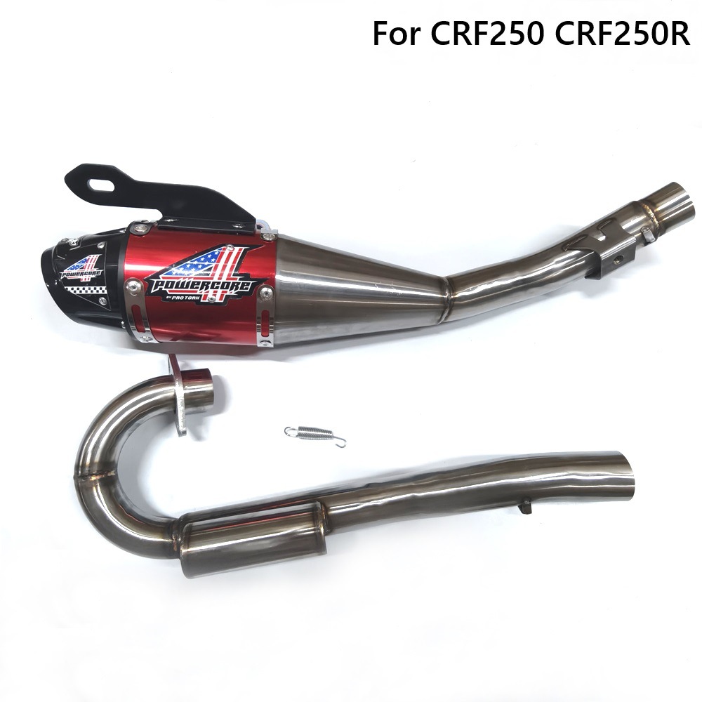 Motuoche – Modified for Exhaust pipe - h3-crf250-fourth-generation-red