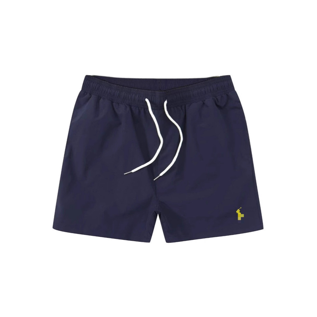 2025 Little Pony Brand Ralph Beach Pants Summer Men's Polo Shorts, Sports Quick-Drying Pants, Casual Loose Tri-Length Pants