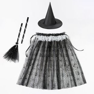Halloween Children's cloak Cape printing children's costume masquerade dress up lace-up shawl ghost festival cloak