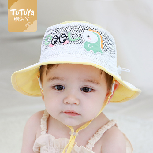 Infant Hat Summer Thin Model Fisherman Hat for Children Unisex Baby Spring and Summer Sun Hat 222336