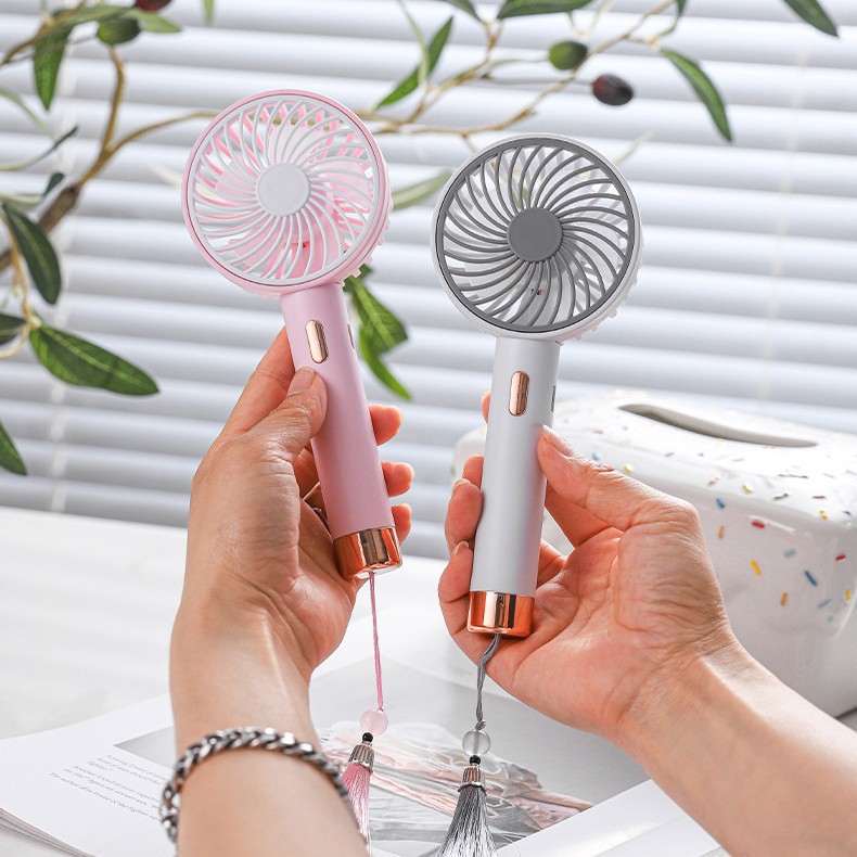 Fashionable table summer handheld cute small air fan