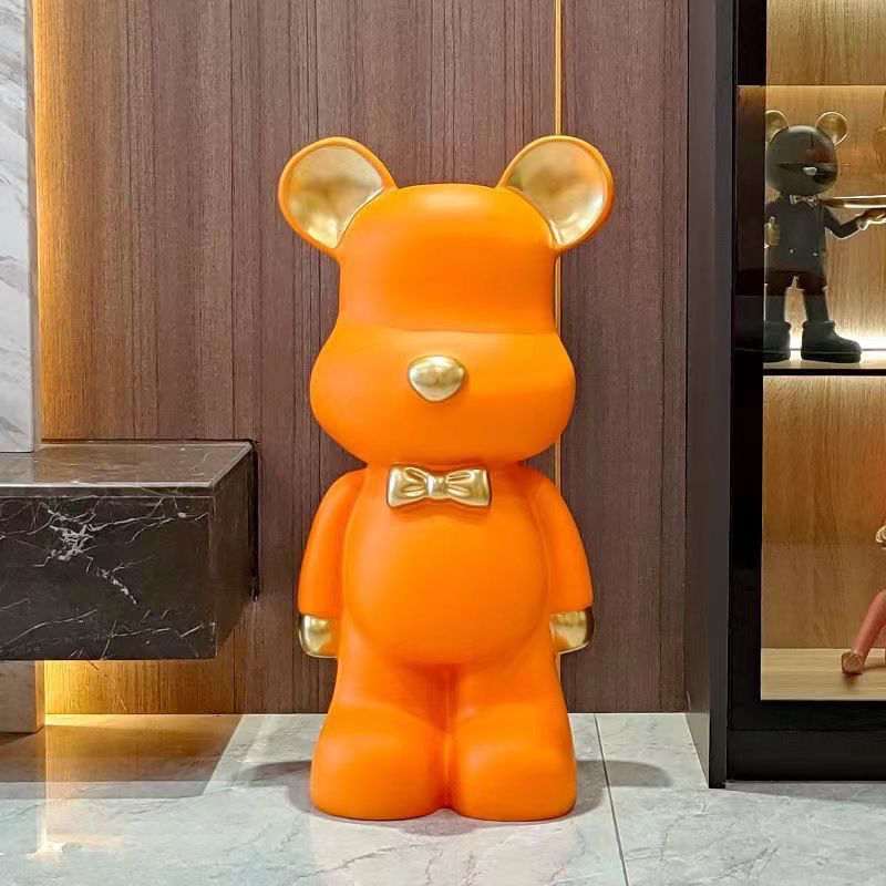 YXP 거실 돼지 저금통 폭력적인 곰 장식품 현대 빛 고급 거실 집들이 선물 실용적인 선물
