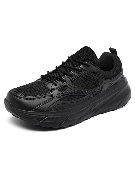 Men's wide-toe running shoes, dad shoes, spring/autumn low-top mesh sneakers, large-size casual running shoes, wide-foot sports shoes