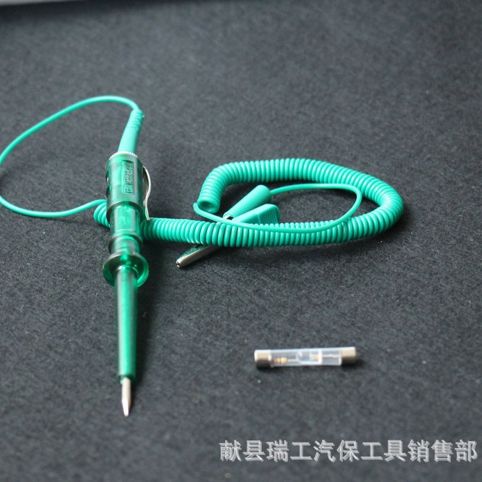 绿测电笔   汽车直流测电笔/车用改装维修测电笔 6V.12V.24V