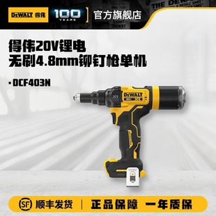 Dewei 20V Lithium Brushless 4.8mm/6.4mm Rivet Gun Single Machine DCF403N-A9