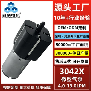 定制吸尘器腰部按摩器3042微型直流气泵12V大流量迷你隔膜打气泵