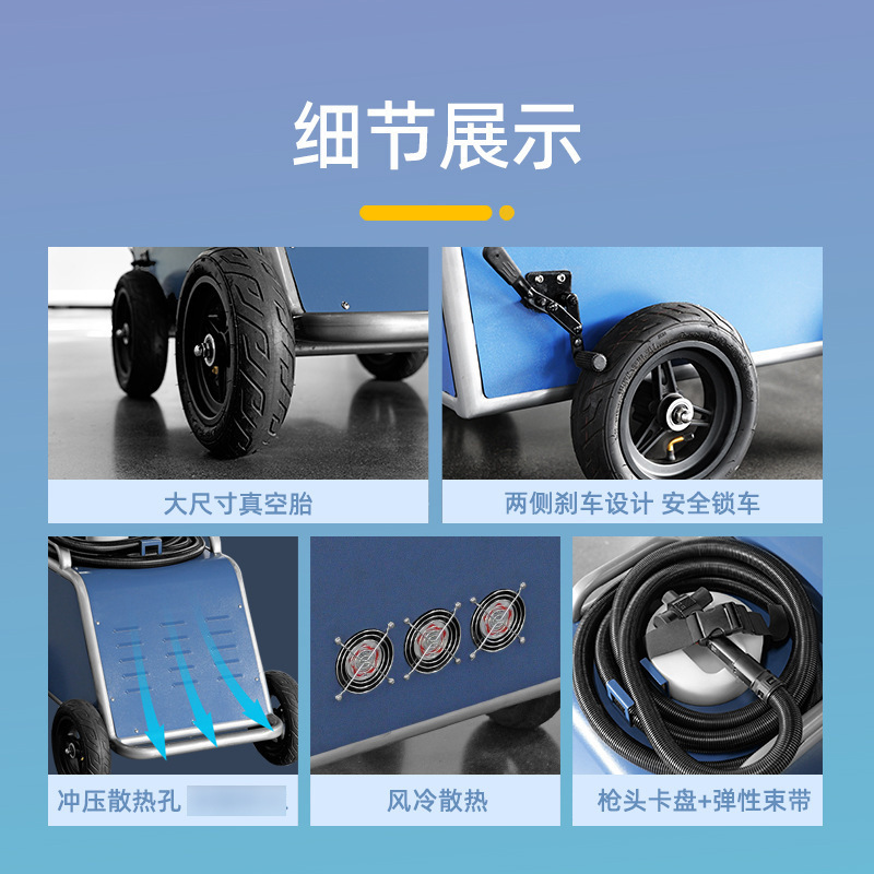 Máquina de limpieza láser todoterreno equipo de eliminación de óxido láser de pulso máquina de limpieza de pintura máquina de eliminación de óxido láser de eliminación de óxido