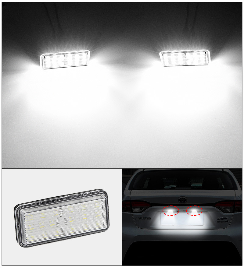Applicable to Lexus LX470 LX570 GX470 Toyota Land Cruiser J100 J120 rear license plate light