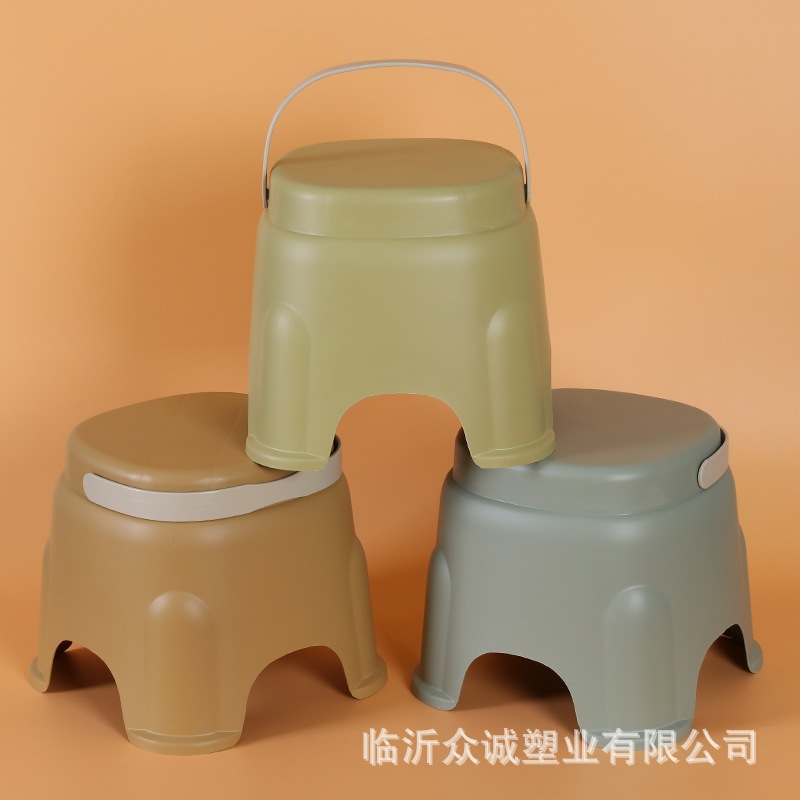 プラスチックの手提げ腰掛けの子供のベンチの滑り止め腰掛けの低い腰掛けの小さい腰掛けはlogoの手提げ腰掛けを印刷することができます。|undefined