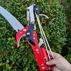 Garden tools high-altitude pruning shears with rope high-altitude sawing shears pulley labor-saving high branch saw fruit picking shears high branch shears
