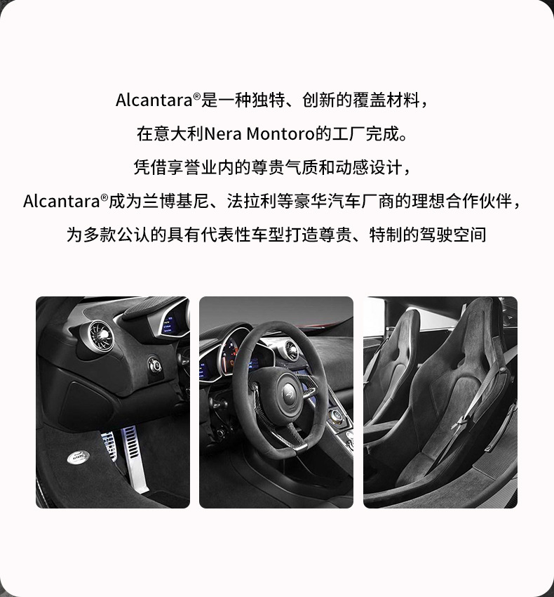 Suitable for Mclaren Gt Keychain 600Lt Full Shell 540C Suede Keychain