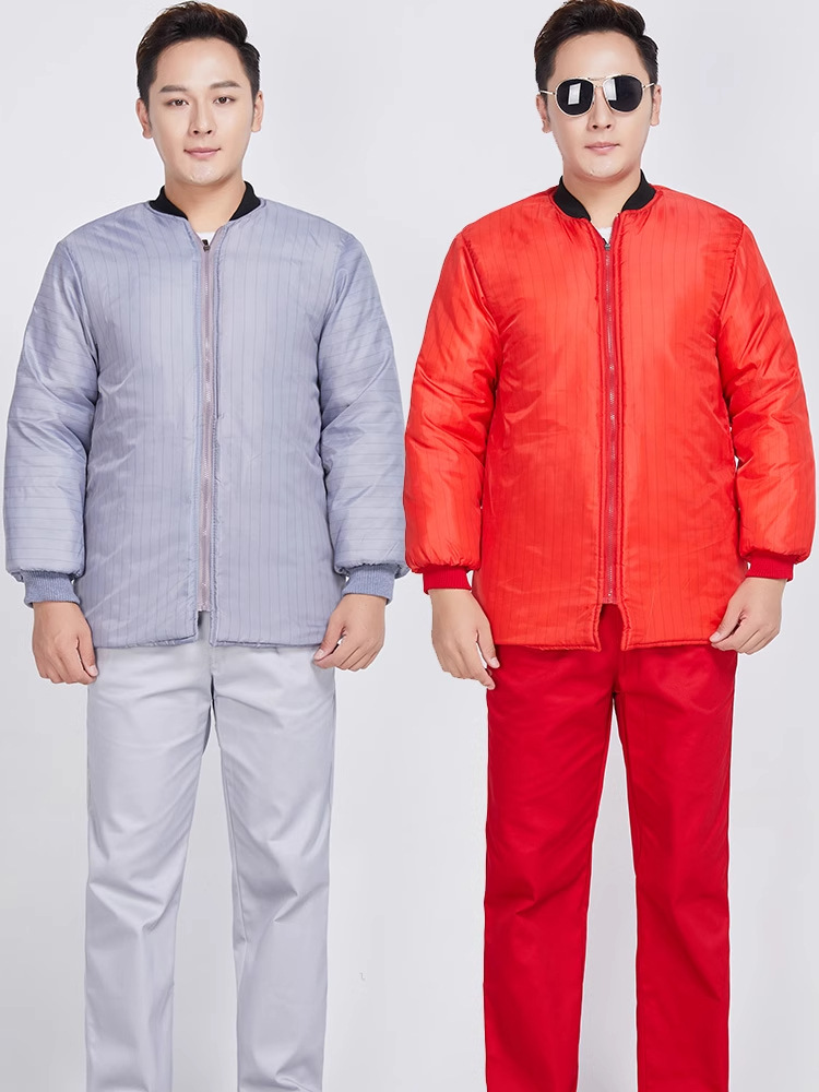 invierno antiestático ropa de trabajo chaqueta de algodón estación de servicio de petróleo y petroquímico ropa de algodón construcción de gas explosión ropa de algodón química