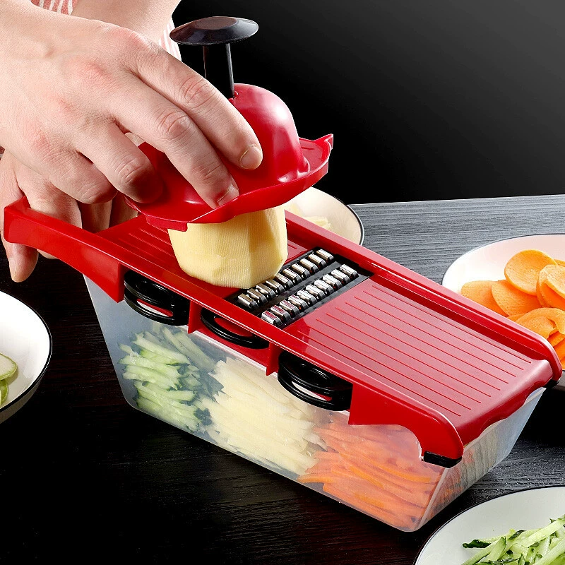 Кухонный измельчитель, терка для редиса и картофеля, кухонная терка, овощерезка, ручной измельчитель и слайсер