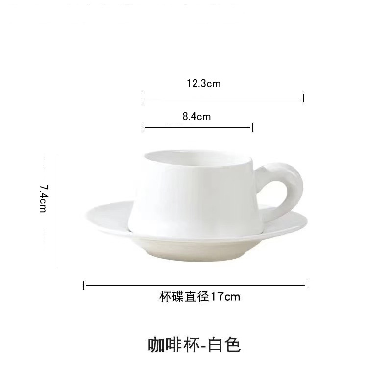 Tazas de café estadounidenses, platos, tazas de cerámica de alto valor, tazas de café de alta calidad, cafetería de hotel, tazas de té de la tarde