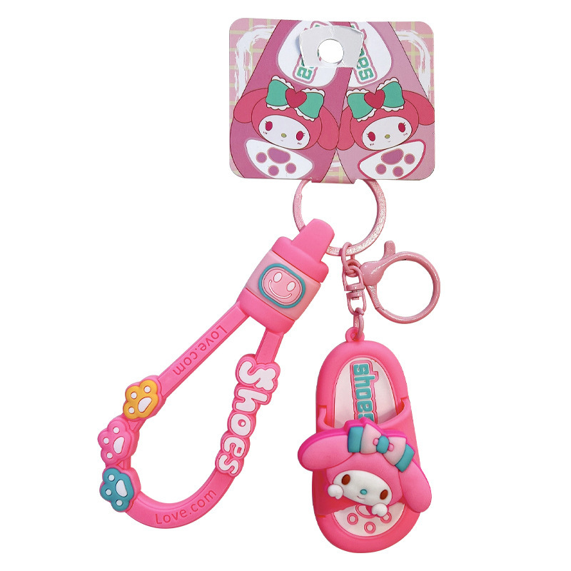 Panda girando pantuflas llavero bolso de juguete femenino colgante colgante llavero de coche máquina de muñecas regalo