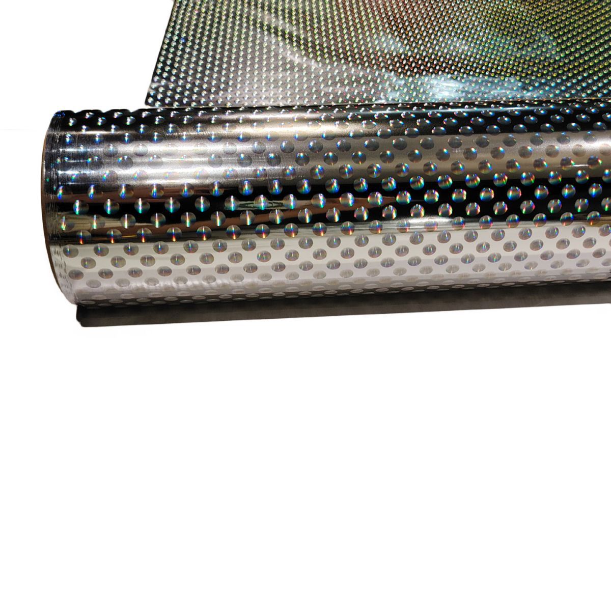 PET银色水珠切面金属转移膜烫金金属膜皮革镭射膜装饰材料