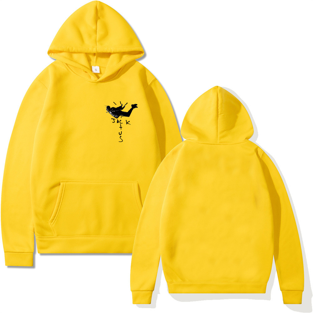 Cactus Jack Hoodies Rocky LOOK MOM I CAN FLY Gráficos Men's