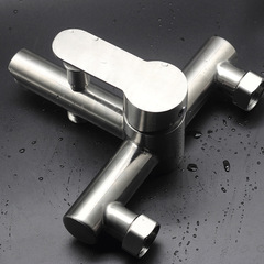 304 stainless steel bathtub faucet shower shower set hot and cold water mixing valve bathroom shower triple faucet