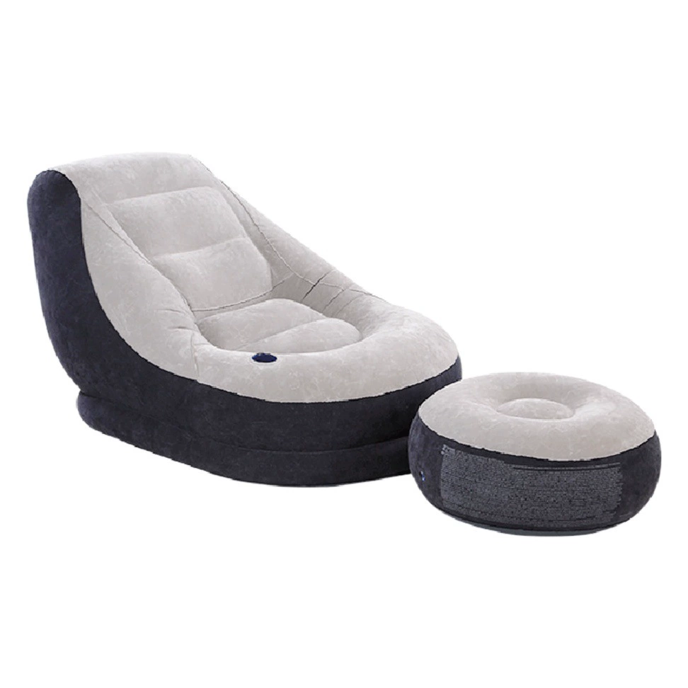 INTEX 68564 надувной диван комбинация с педалью Удобная комбинация флокирование диван стул обеденный перерыв ленивый диван