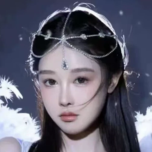 Украшение на лбу для бровей и волос для европейских и американских невест