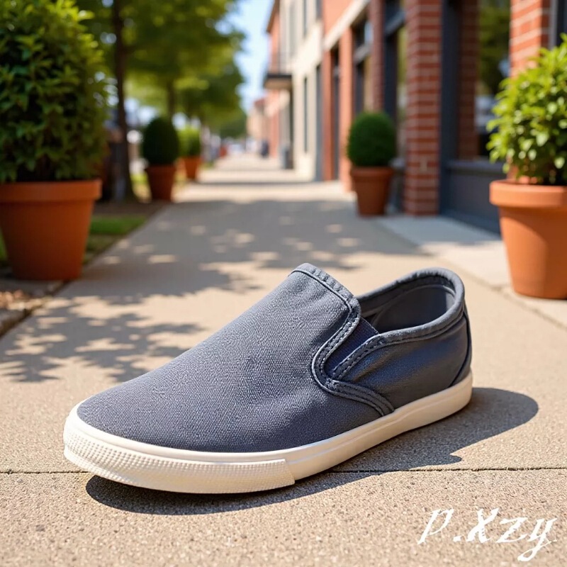 Korean Style Men's Shoes, Men's Washed Canvas Shoes, Slip-On Men's Shoes, Deck Shoes, Vintage, Simple, Elegant, Youthful, Fashionable Korean Style Men's Shoes, Men's Washed Canvas Shoes, Slip-On Men's Shoes, Deck Shoes, Vintage, Simple, Elegant, Youthful, Fashionable