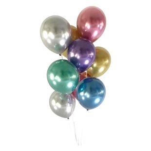 Factory direct 10 inch 1.8g metal balloon birthday decoration wedding bedroom background wall layout Chrome balloon