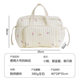New high quality South Korea Ins Zipper Embroidery Yanyan Maternal and Infant Storage Backpack Baby Trolley Hanging Bag Diaper