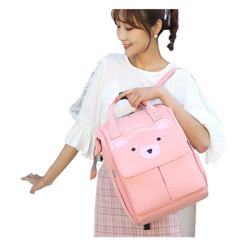 Cross-border bag Mummy Bag Shoulder Multi-function Large Capacity Logo Shoulder Portable Mother and Child Mother's Bag Schoolbag