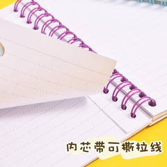 Sanrio Chibi Maruko Cartoon Coiled Notebooks Cute Girl's Heart A5 Loose-leaf Notebooks and Journals Wholesale