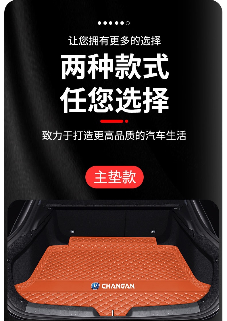 2025 Changan UNI-V full-cover trunk mat, third-generation UNI-V intelligent electric iDD trunk mat, car modification