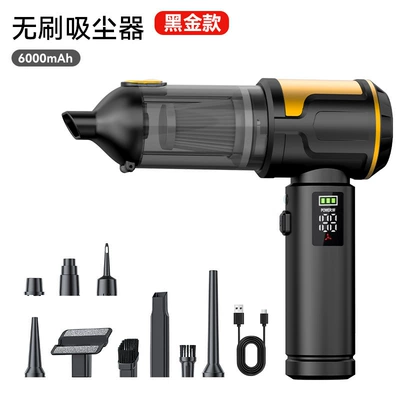 Cleaner with Wireless Power Display, Tozsoranlar - cy-115-black-gold