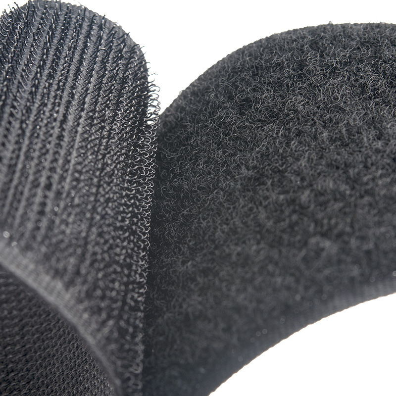 特宽魔术贴超宽尼龙雌雄粘带扣无背胶黑白色毛刺互粘条6-10厘米宽