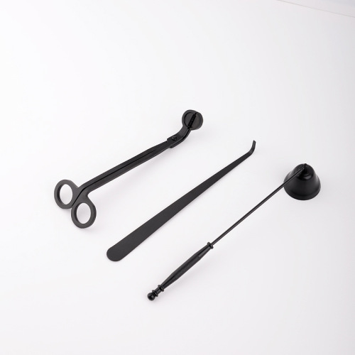 Aromatherapy candle extinguishing tool set stainless steel candle core scissors fire extinguishing bell cover hook igniter candle extinguisher