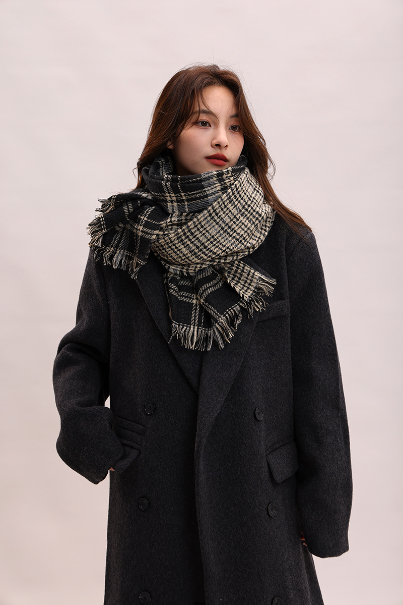 Couple Winter Thickened Versatile Student Giving Boyfriend Birthday Gift 2024 New High end Luxury Scarf_voghion.com