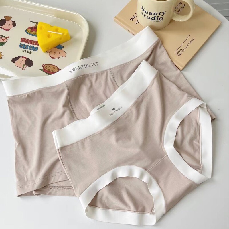 Tanabata Valentine's Day 520 Couple Panties Gift Box 2 Husband Wife Male Girlfriend Couple suit Ladies and Men