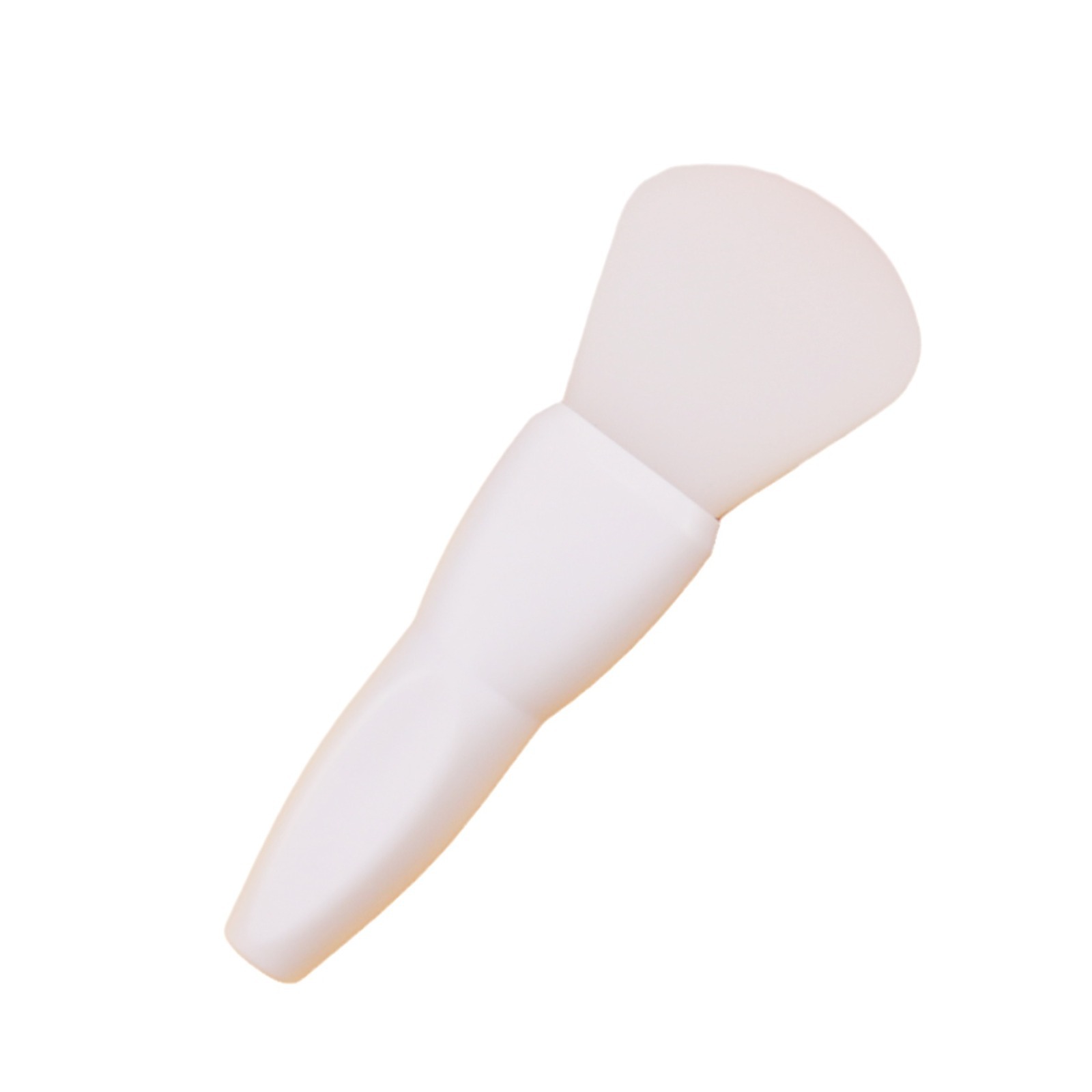 Nuevo cepillo de máscara facial de pico gordo de cabeza suave placa de silicona facial DIY aplicación de película de barro mini cepillo de máscara de silicona