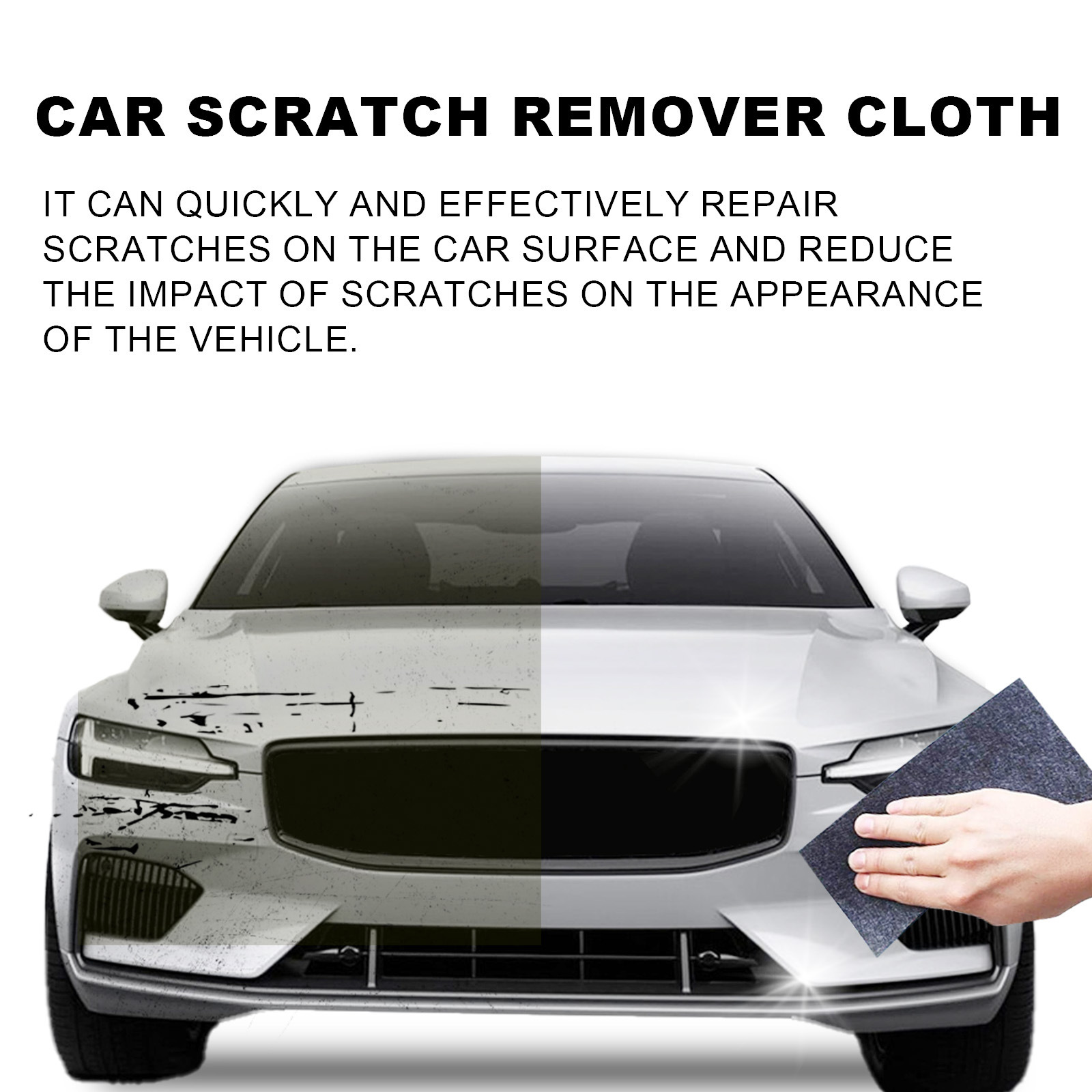 Cross-Border Hot-Selling Product Homonth Car Scratch Care Cloth, Car Paint Scratch Polishing, Repair, Touch-Up, Maintenance, and Refurbishment
