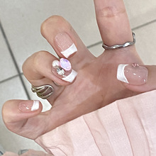 会有猫 星云胶片 时尚油画感灵韵流光小红书同款纯手工穿戴甲