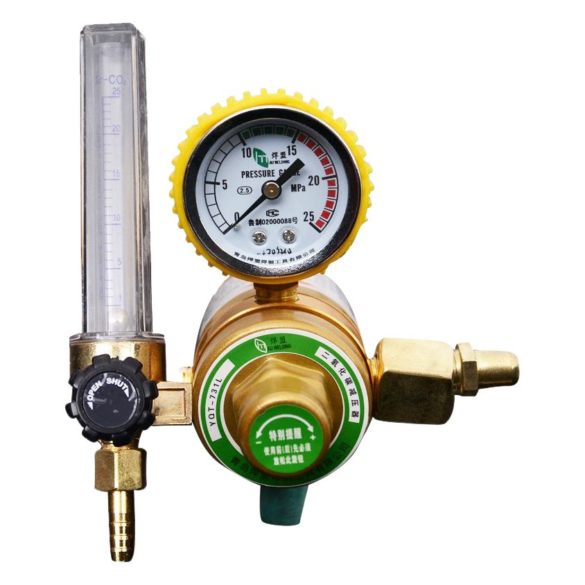 Манометр для сварки Welding Alliance с защитой от падения, 36В, с электрическим нагревом, редуктор давления 220В, ударопрочный предохранительный клапан, вторичные сварочные принадлежности