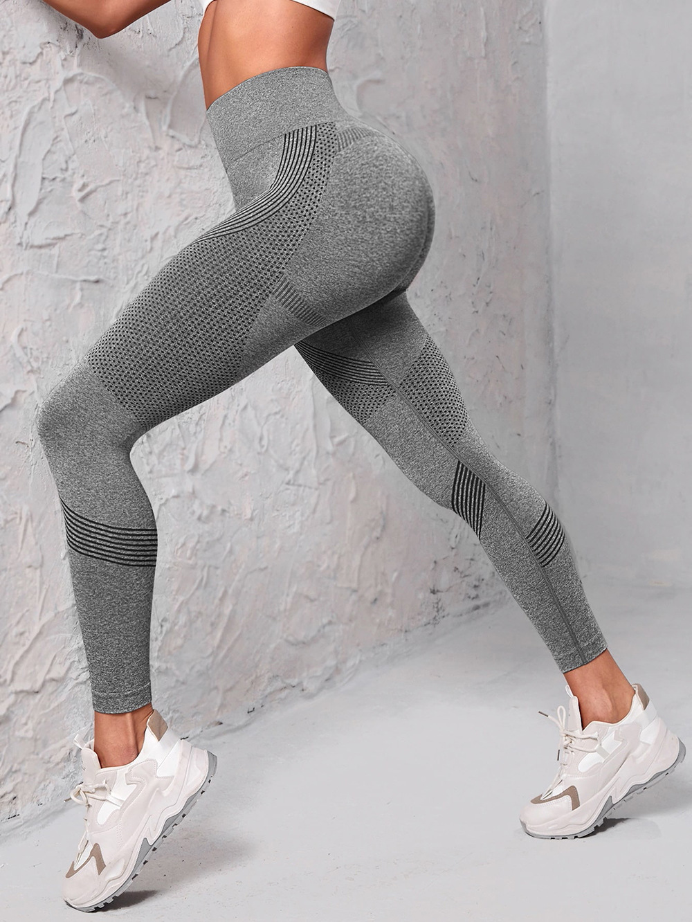 Sports Solid Color Nylon Active Bottoms Leggings display picture 4