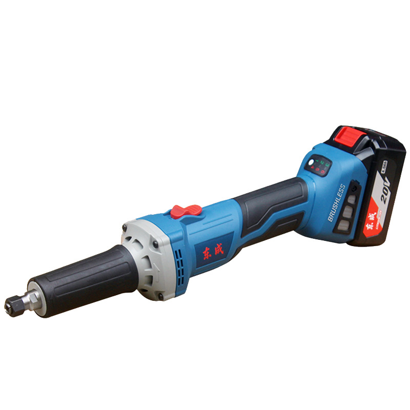 Dongcheng recargable sin escobillas DCSJ25 broy eléctrico de litio 20V molino recto de mano pulido, molienda, grabado, molienda interna