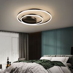 現代大氣設計師款輕奢全銅客廳燈新款簡約臥室書房陽台個性吸頂燈