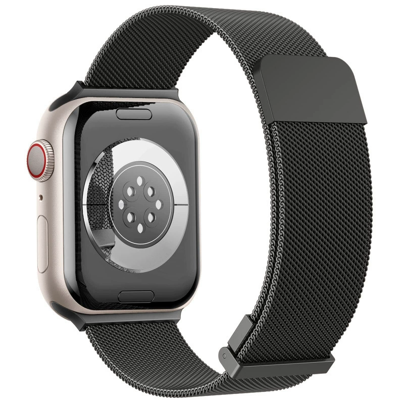 Подходит для Apple Watch двойный магнитный миланский ремешок, Apple Watch S10/9, магнитный миланский сетчатый ремешок