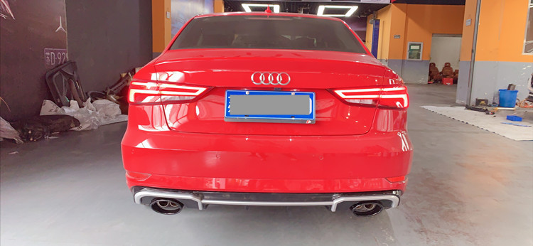 17-23 Audi A3 Modified S3/Rs3 Front Bumper Large Surround S3 Modified Rs3 Front Bumper Large Surround Rear Lip Wholesale