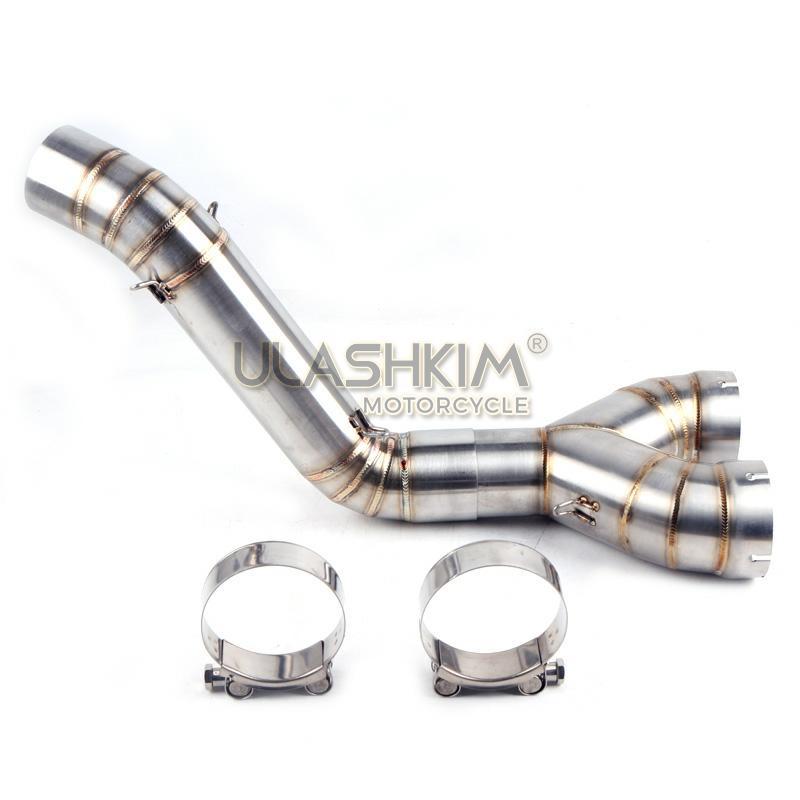 Motorcycle Sports Car Modified Exhaust Suitable for Bmw S1000Rr 304 Stainless Steel Mid-Section Exhaust Pipe