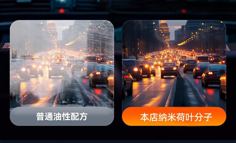Car Rearview Mirror Rainproof Spray Anti-Fog Agent Waterproof Car Window Glass Oil Film Removal Spray Artifact on Rainy Days